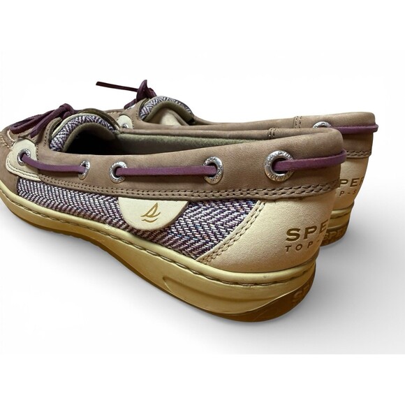 Sperry Top-Siders Angelfish Purple Grey Woman's 6.5 M Boat Shoes NEW! - Picture 6 of 10